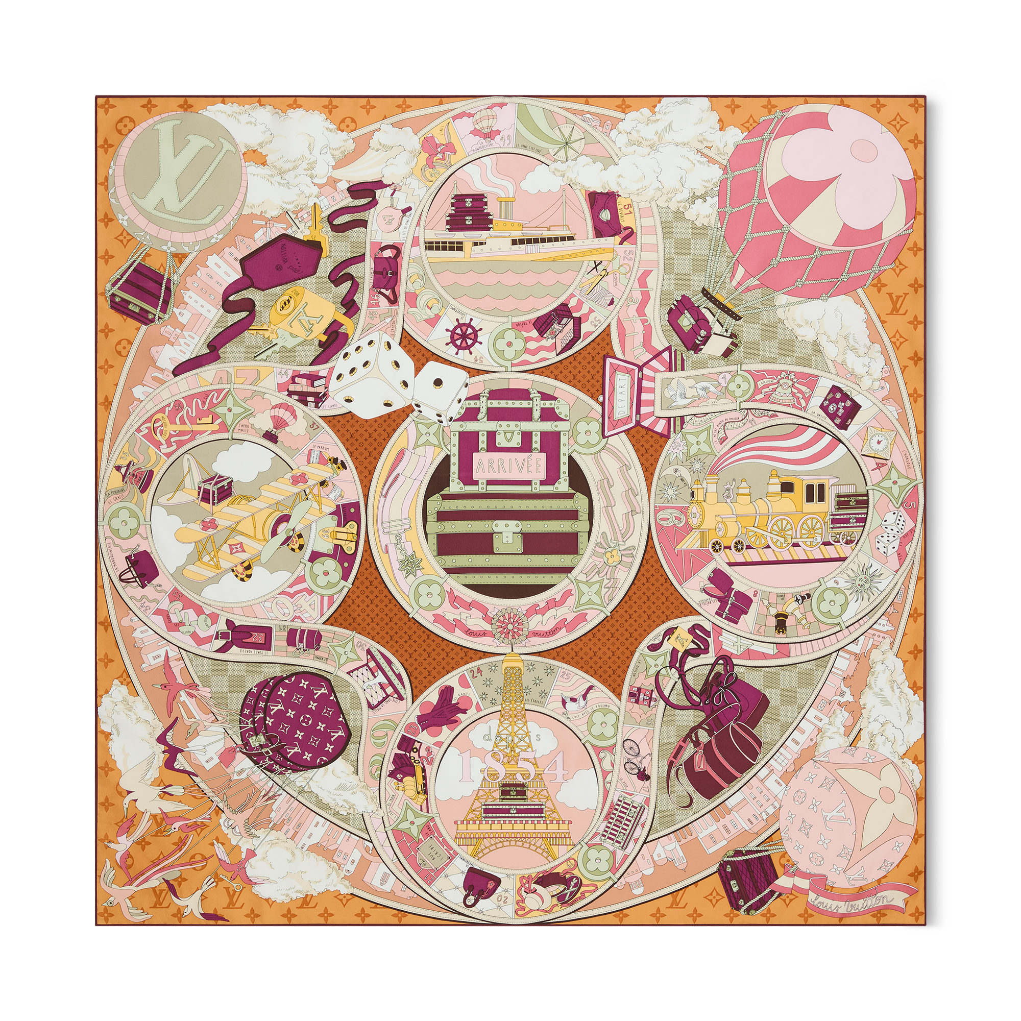 LV Journey Square 90 S00 - Women - Accessories | LOUIS VUITTON ®